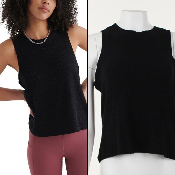 Lucky Brand Cloud Jersey Relaxed Tank Top - Picture 1 of 5